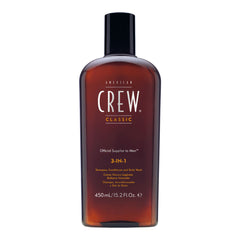 American Crew Classic 3 in 1  450ml  - shampooing après-shampooing et gel douche