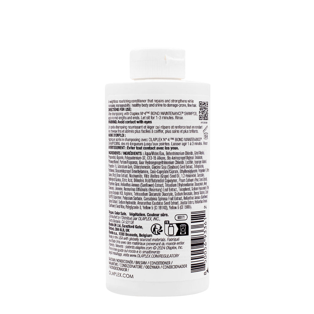 Olaplex N° 5Fine Bond Maintenance Conditioner 250ml - balsamo ristrutturante per capelli rovinati e fini [all]