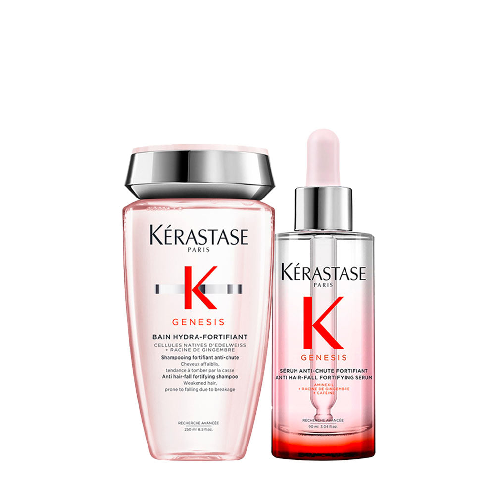 Kerastase Genesis Bain Hydra-Fortifiant 250ml Serum Anti-Chute Fortifiant 90ml [all]