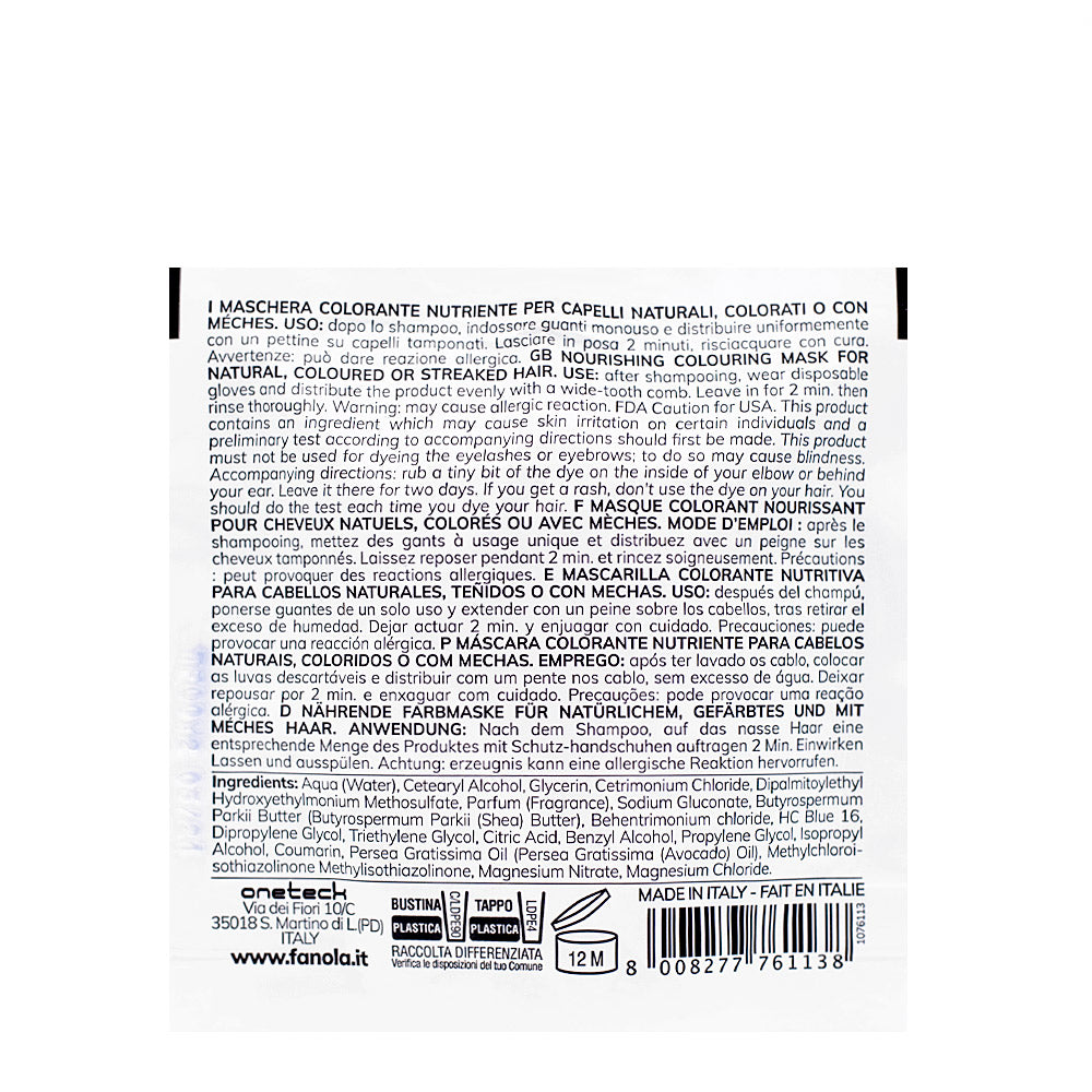 Fanola Color Mask Ocean Blue 30ml - colore semipermanente