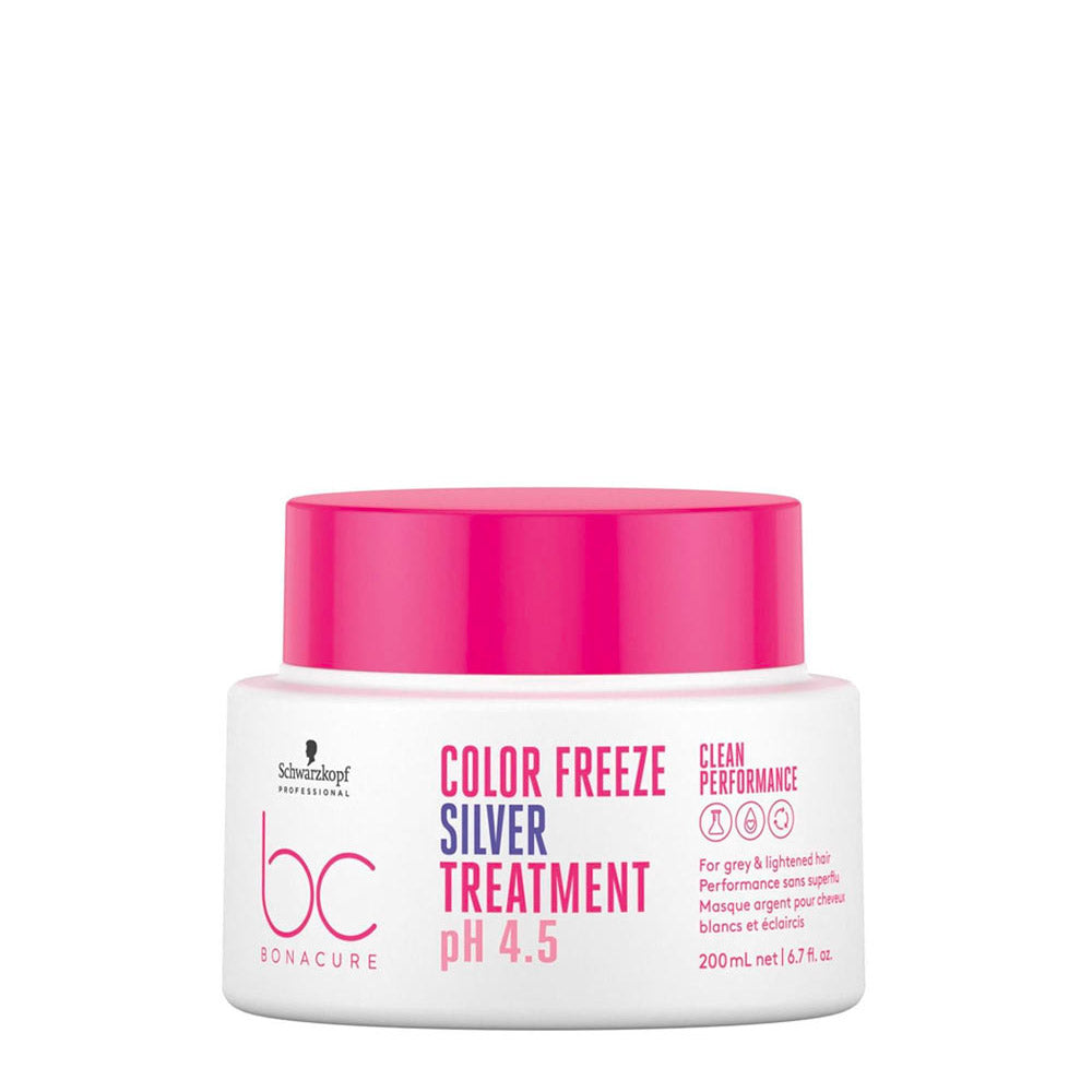 Schwarzkopf BC Bonacure Color Freeze Silver Treatment pH 4.5 200ml -  maschera anti giallo per capelli grigi e bianchi [all]