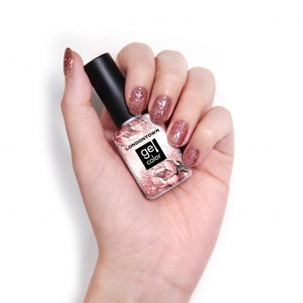 Londontown Gel Color Rosé All Day 12ml - smalto semipermanente bagliori oro e rosa