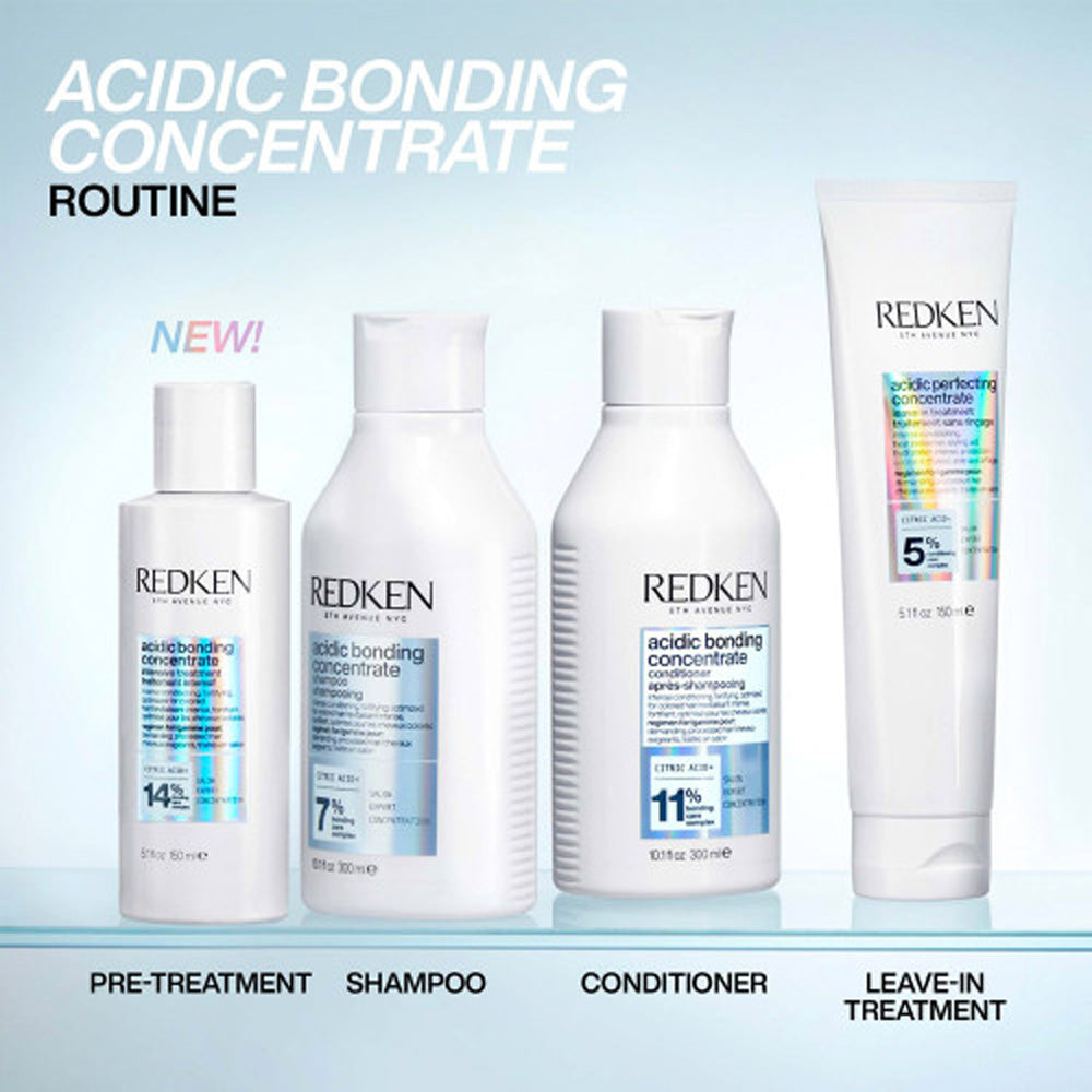 Redken Acidic Bonding Concentrate Shampoo 300ml  Leave-in Treatment 150ml [all]