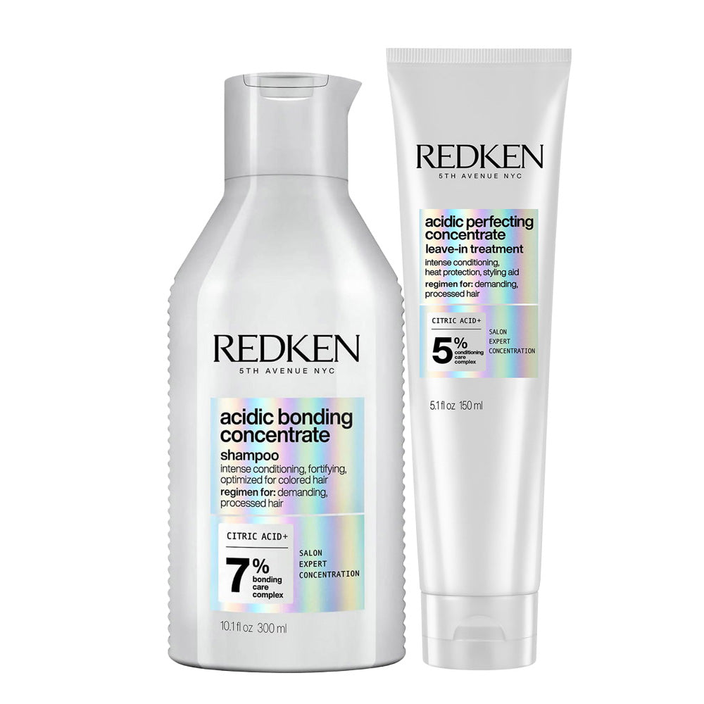 Redken Acidic Bonding Concentrate Shampoo 300ml  Leave-in Treatment 150ml [all]