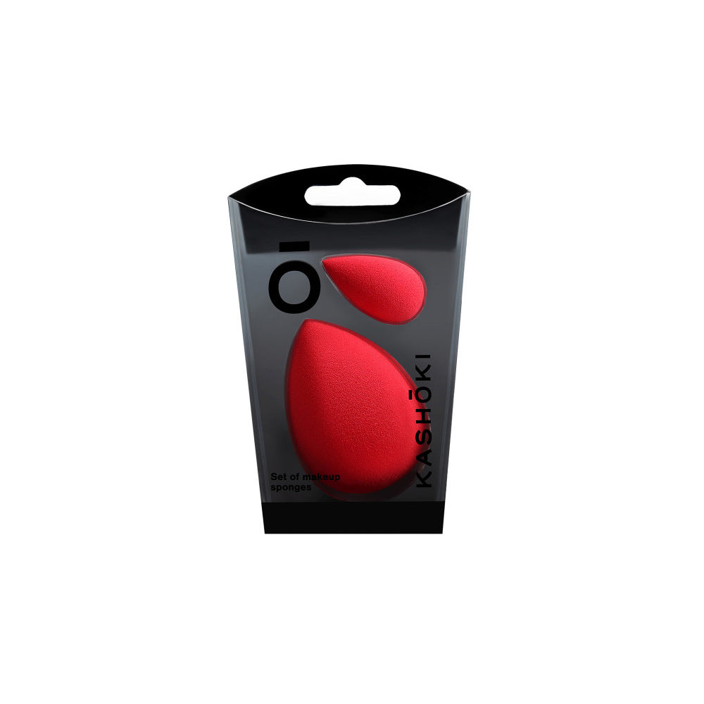 Kashōki Make Up Raindrop Makeup Sponge Mini And Large - set di due spugnette per trucco
