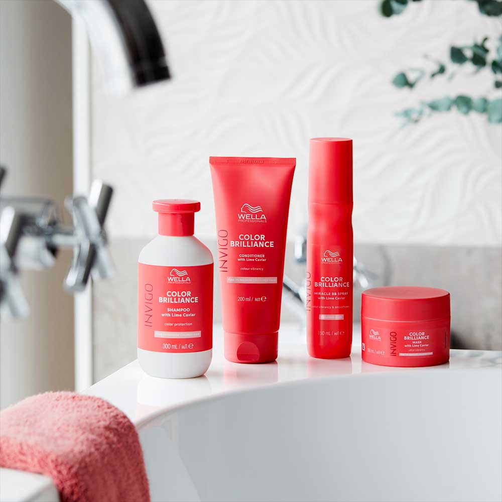 Wella Invigo Color Brilliance Fine Vibrant Color Conditioner 200ml - conditioner per capelli normali-fini