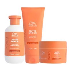 Wella Invigo Nutri Enrich Deep Nourishing Shampoo 300ml Conditioner 200ml Mask 150ml