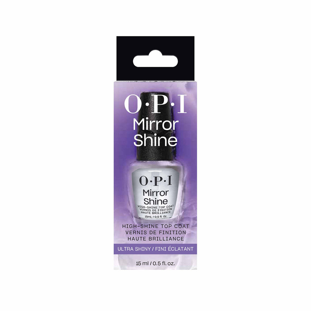 OPI Mirror Shine High- Shine Top Coat  Nail Lacquer  15ml - top coat ultra brillante