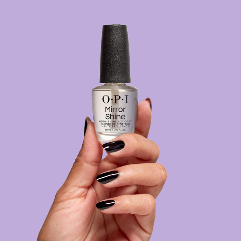 OPI Mirror Shine High- Shine Top Coat  Nail Lacquer  15ml - top coat ultra brillante