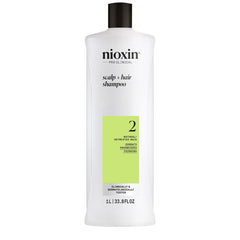 Nioxin Système 2 Scalp + Hair Shampoo 1000ml - shampooing anti amincissement avancé
