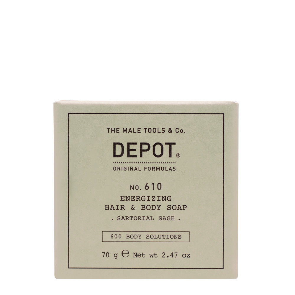 Depot Body Solutions No. 610 Energizing Hair & Body Soap 70gr - saponetta profumata