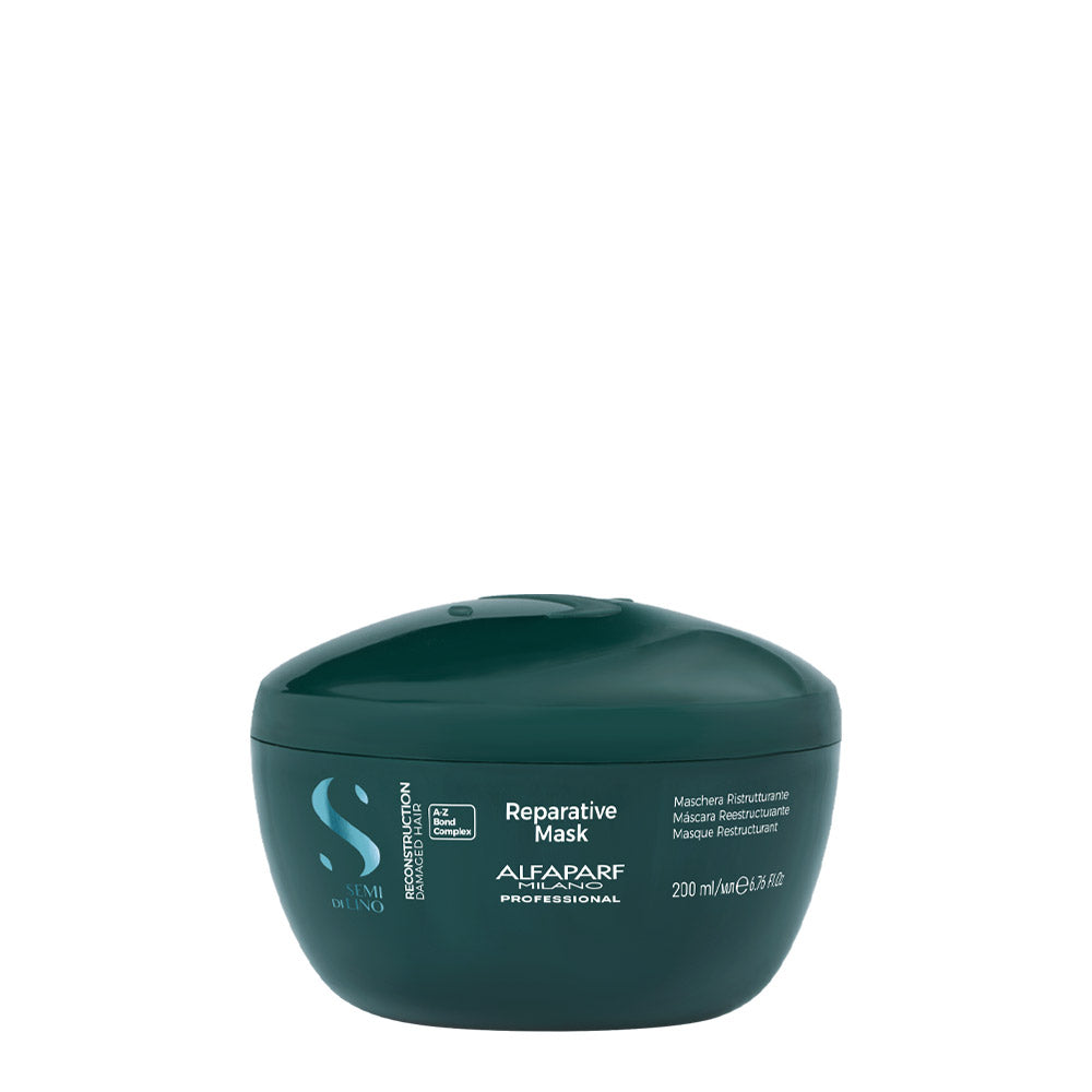 Alfaparf Milano Semi di Lino Reconstruction Reparative Mask 200ml - maschera ristrutturante capelli da medi a spessi [all]