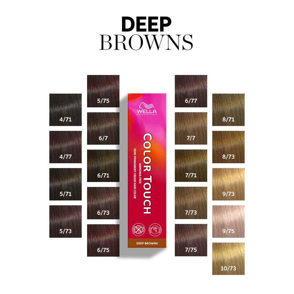 Wella Color Touch Deep Browns 8/71 Biondo Chiaro Sabbia Cenere 60ml - colore semipermanente senza ammoniaca [all]