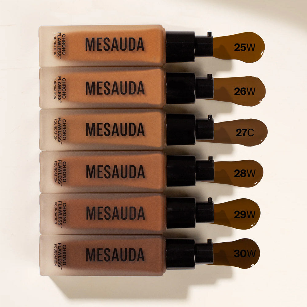 Mesauda Beauty Chrono Flawless Foundation 29W 30ml - fondotinta fluido a lunga tenuta