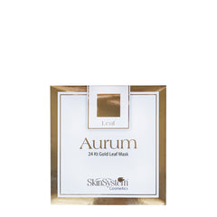 SkinSystem Aurum 24kt Gold Leaf Mask 25 feuilles - soin visage et décolleté à l'or
