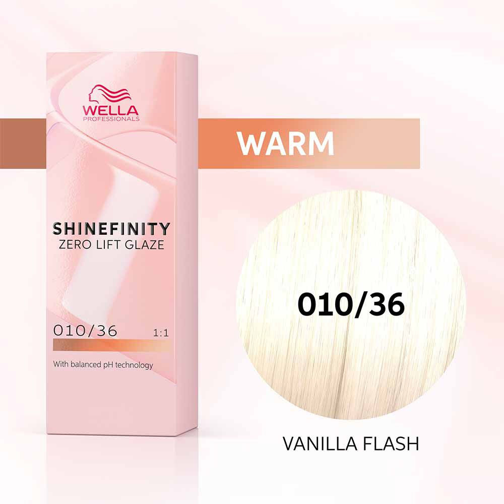 Wella Shinefinity 010/36 Biondo Platino Dorato Violetto 60ml - colore demi-permanente
