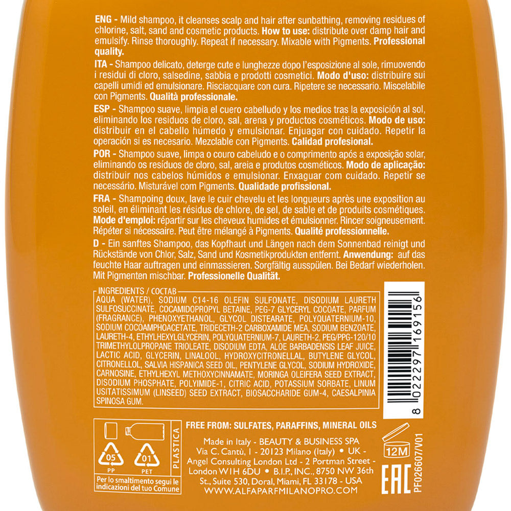 Alfaparf Milano Semi di Lino Sunshine After Sun Low Shampoo 250ml - shampoo delicato doposole [all]