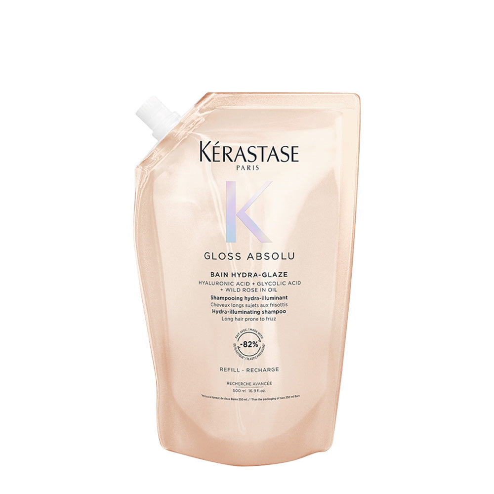 Kerastase Gloss Absolu Bain Hydra Glaze Eco-Refill 500ml - shampoo anticrespo illuminante [all]