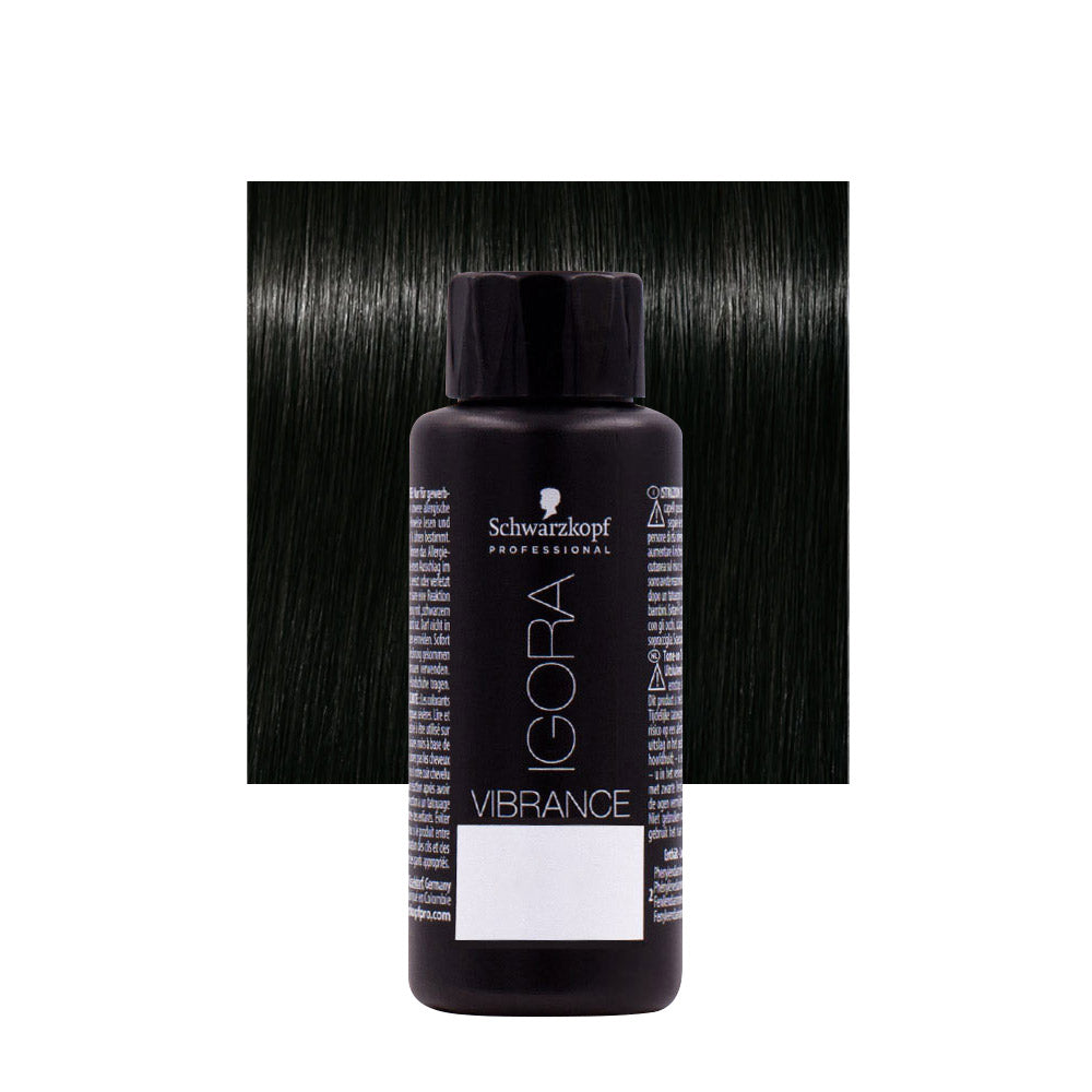 Schwarzkopf Coloration Semi-Permanente Igora Vibrance 1-0 Noir Naturel 1