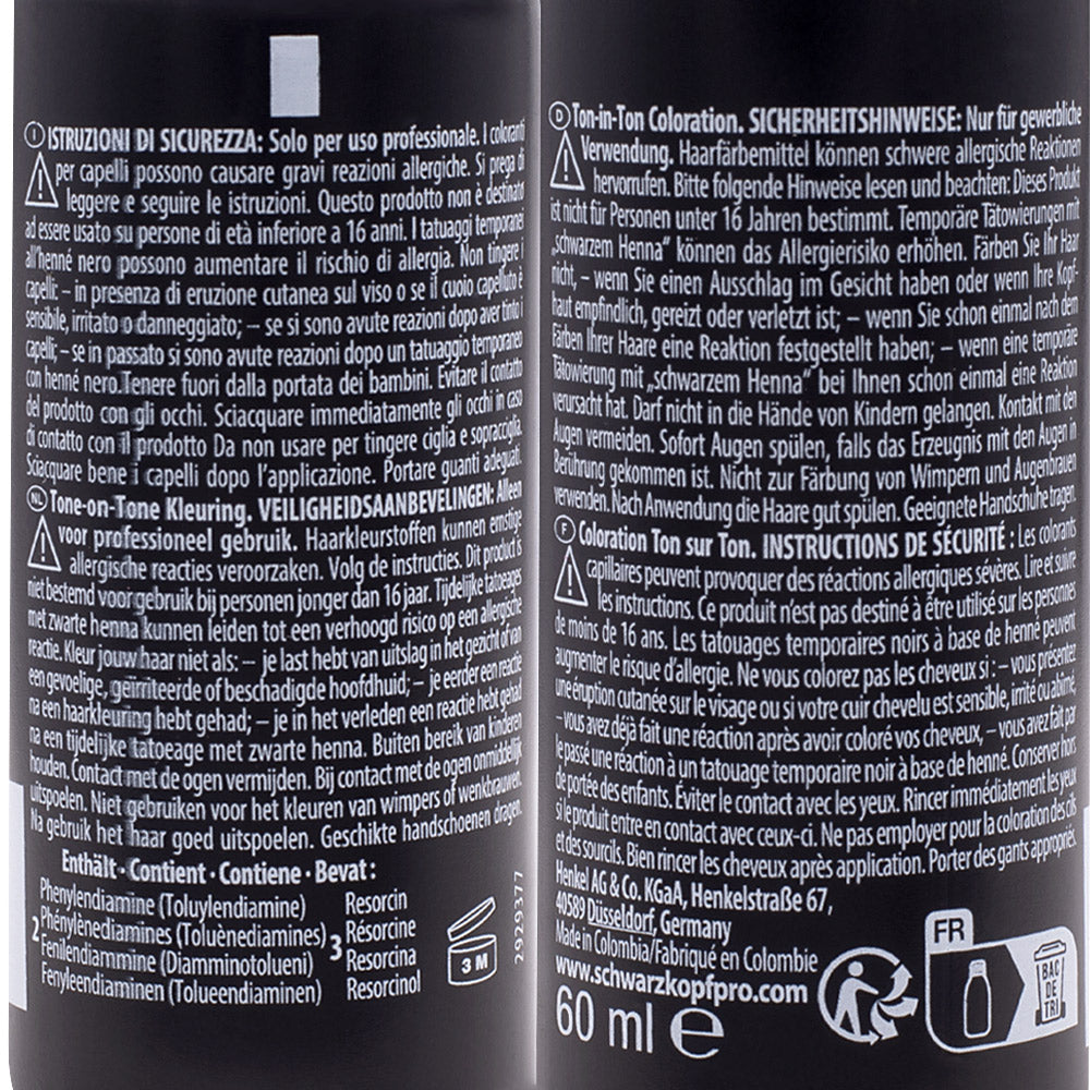 Schwarzkopf Igora Vibrance 3-00 Castano Scuro Naturale Extra 60ml - colorazione tono su tono