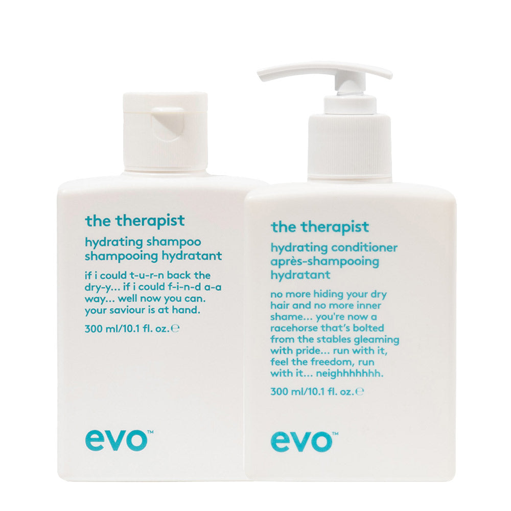 Evo Hydrate The Therapist Hydrating Shampoo 300ml Conditioner 300ml