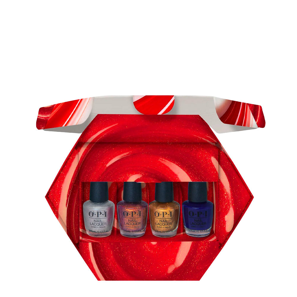 OPI Nail Lacquer Holiday 25 Good Enough To Treat 4x12.75ml - Mini Pack 4 pce