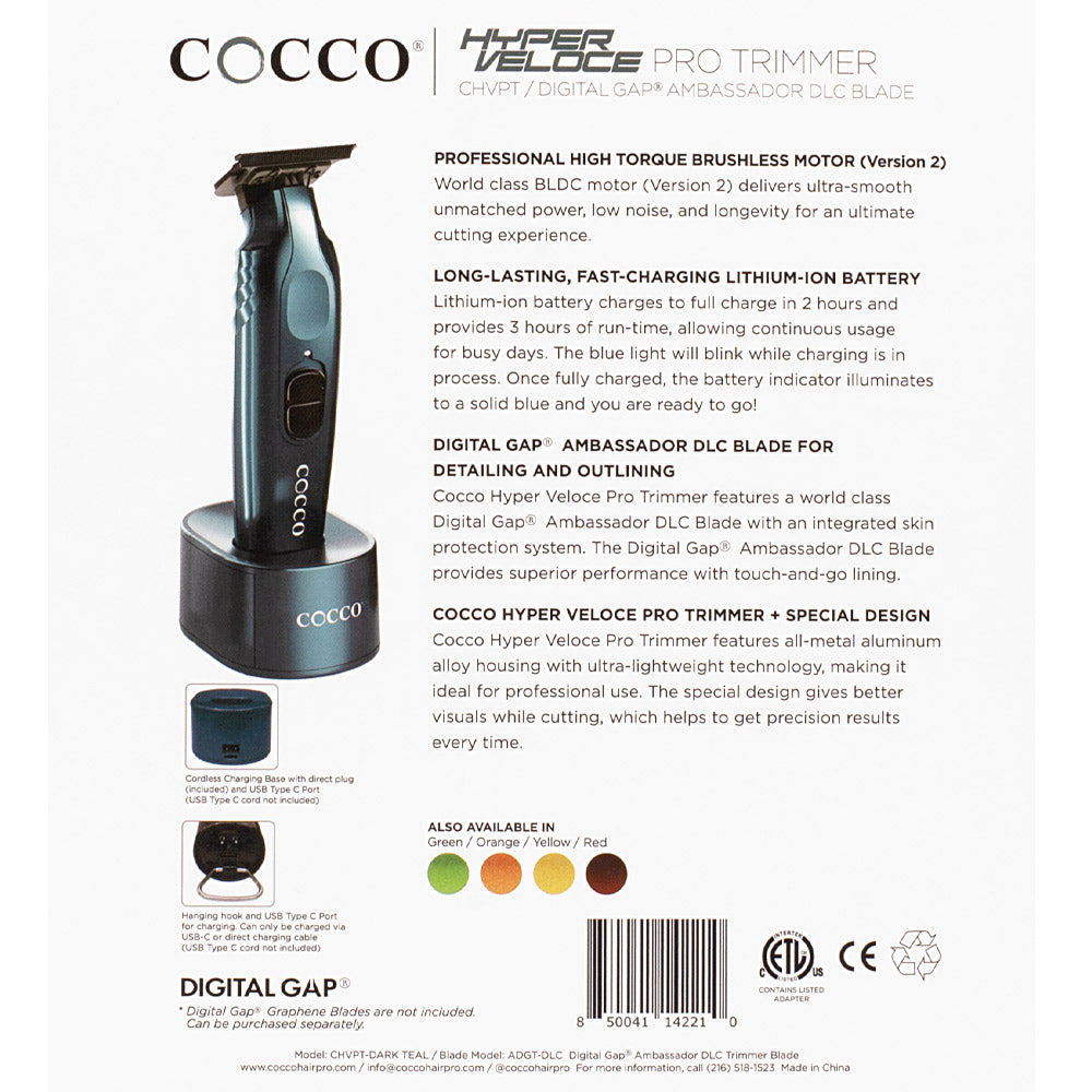 Cocco Hyperveloce Pro Trimmer Dark Teal - tagliacapelli rifinitore [all]