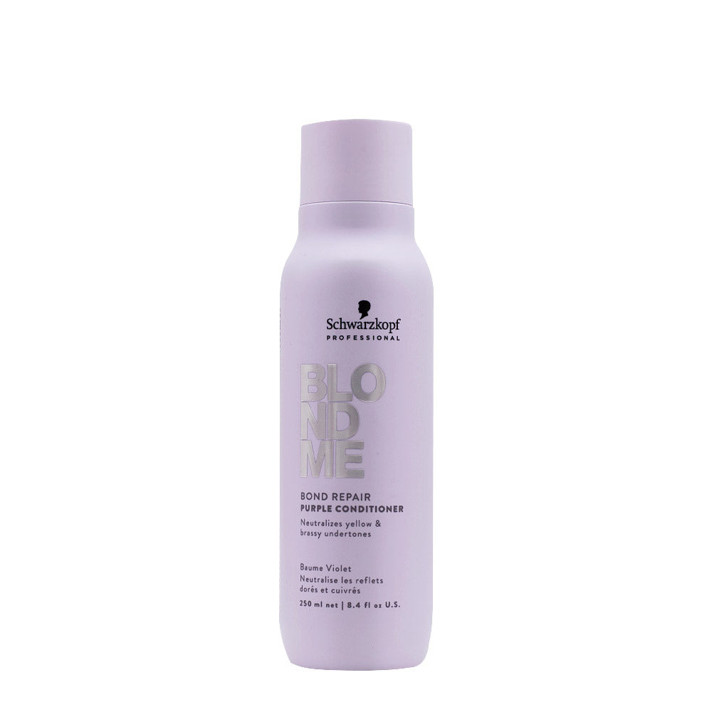 Schwarzkopf BlondMe Bond Repair Purple Conditioner 250ml - balsamo viola riparatore