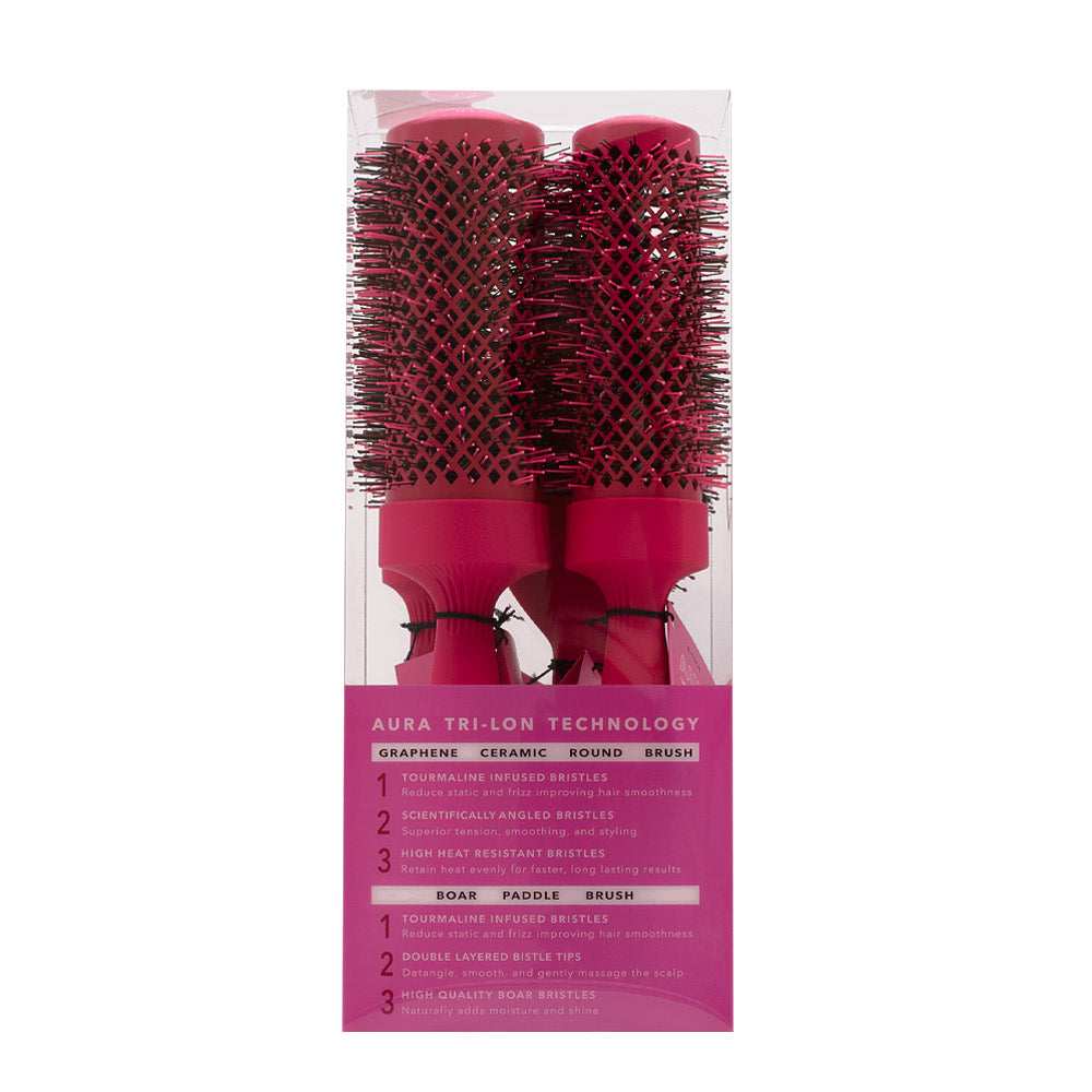 Cocco Aura Brush Set Pink 4pz - set di spazzole
