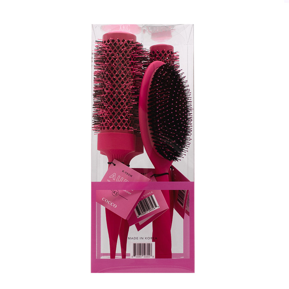 Cocco Aura Brush Set Pink 4pz - set di spazzole