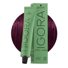 Schwarzkopf Igora Zero Amm 4-99 Brun Moyen Violet Extra 60ml - coloration permanente sans ammoniaque