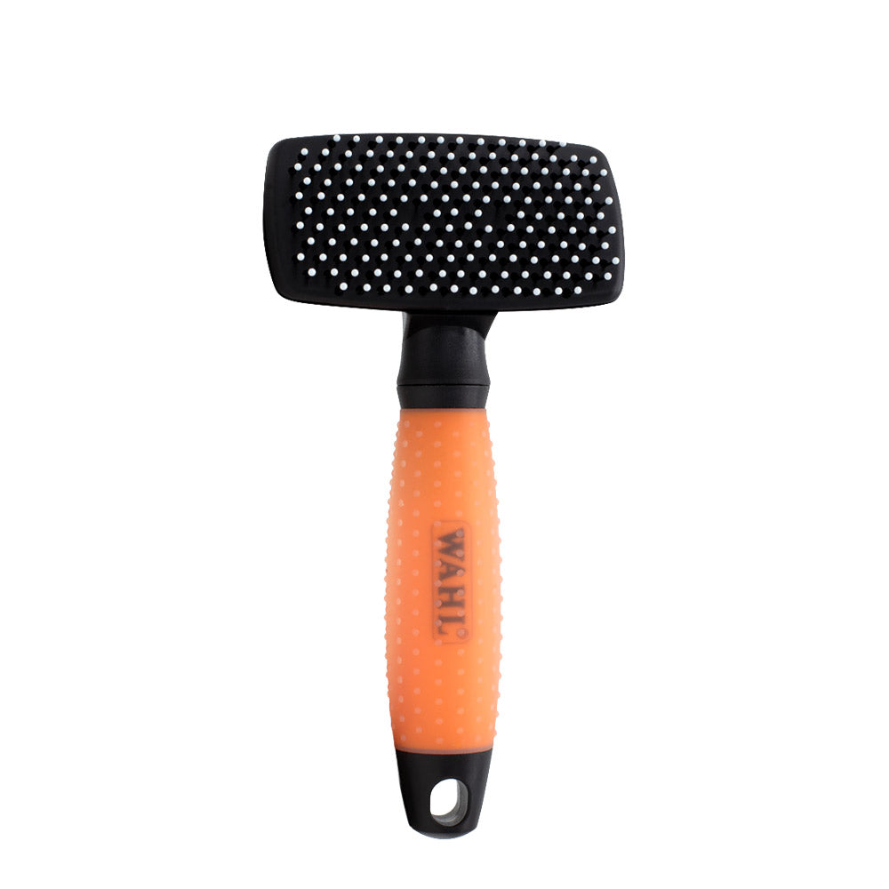 Wahl Pro Pet Small Self-Clean Nylon Slicker Brush - spazzola self clean con setole in nylon [all]