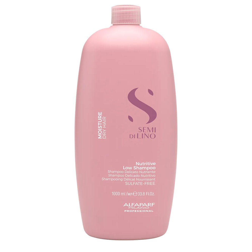 Alfaparf Milano Semi Di Lino Moisture Nutritive Low Shampoo 500ml - shampoo delicato nutriente per capelli secchi [all]