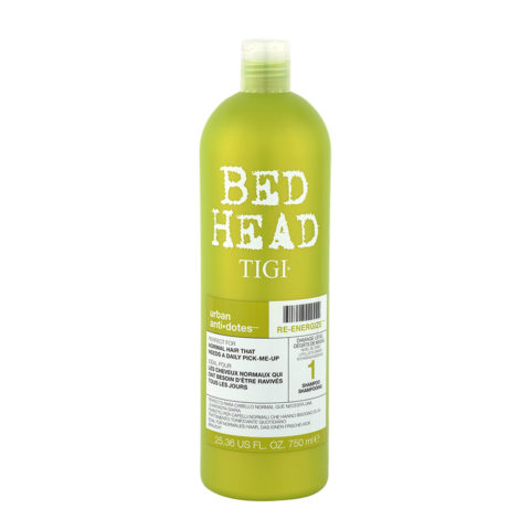 Urban Antidotes Re-Energize Shampoo 750ml - shampooing restructurant niveau 1