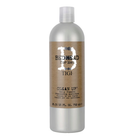 Bed Head Men Clean up Daily Shampoo 750ml - shampooing doux pour un usage quotidien