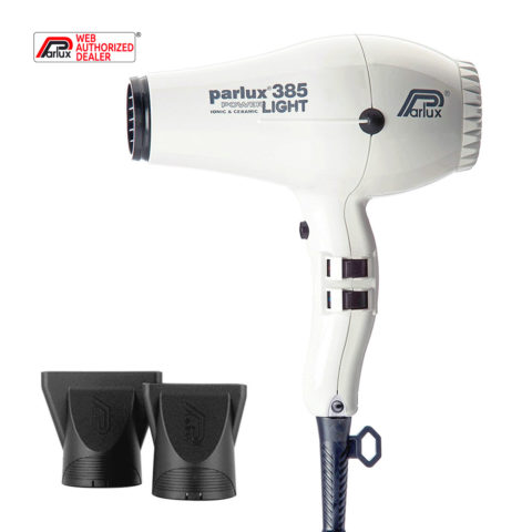 Parlux 385 Powerlight Ionic & Ceramic Blanc - sèche-cheveux