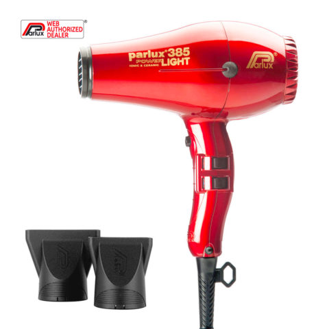 385 Powerlight Ionic & Ceramic  - sèche-cheveux rouge