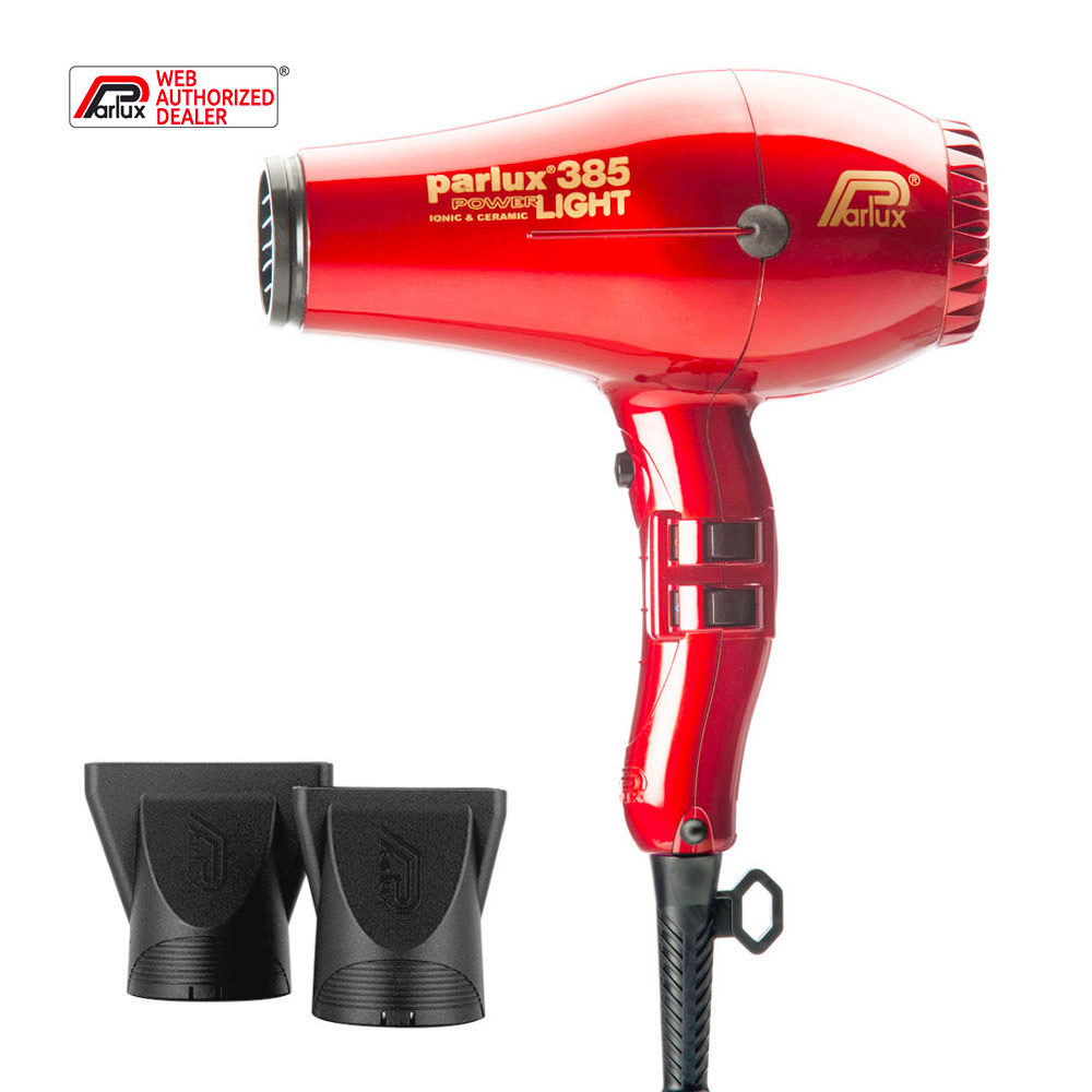 Parlux 385 Powerlight Ionic & Ceramic  - sèche-cheveux rouge