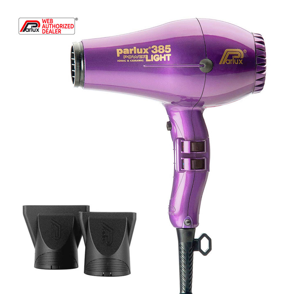 Parlux 385 Powerlight Ionic & Ceramic - sèche-cheveux violet