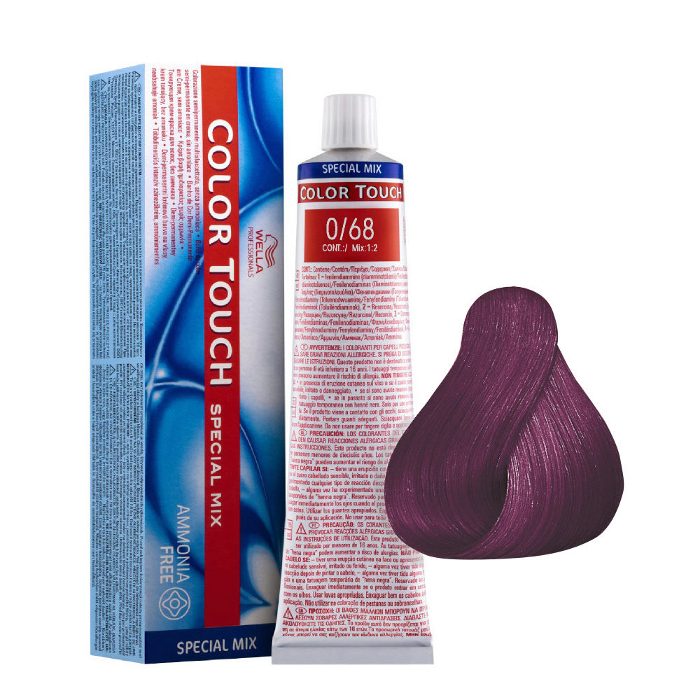Wella Color Touch Special Mix 0/68 Bleutte Violette 60ml  - coloration semi-permanente sans ammoniaque