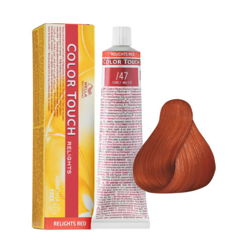 Wella Color Touch Relights Red /47 Cuivre Sable 60ml - coloration semi-permanente sans ammoniaque