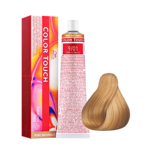 Wella Color Touch Pure Naturals 9/01 Blond Très Clair 60ml - coloration semi-permanente sans ammoniaque