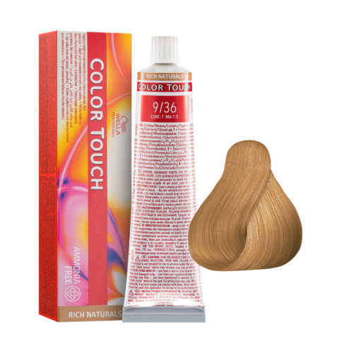 Wella Color Touch Rich Naturals 6/3 Blond Très Clair Doré Violet 60 ml - coloration semi-permanente sans ammoniaque