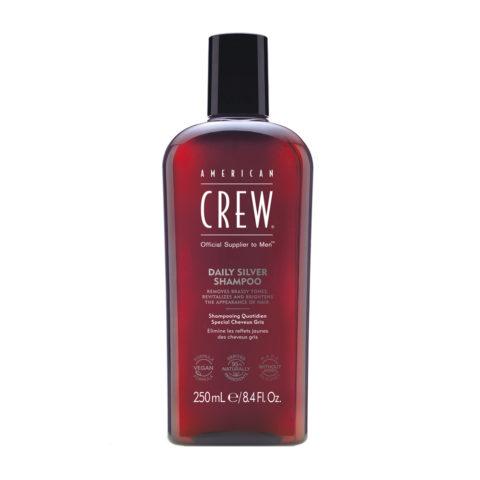 American crew Classic Grey shampoo 250ml - shampooing pour maintenir les cheveux gris