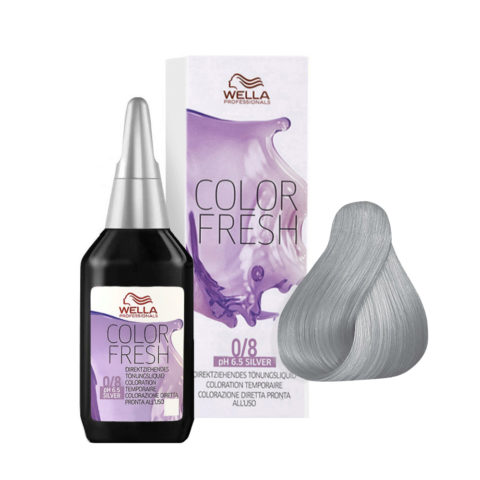 Wella Color Fresh 0/8 Silver 75ml  - rehausseur de couleur  sans ammoniac