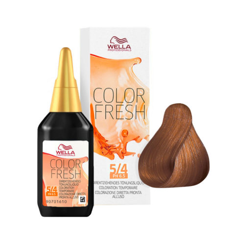 Color Fresh 5/4 Marron Clair Cuivré 75ml  - rehausseur de couleur  sans ammoniac