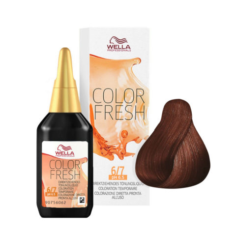 Wella Color Fresh 6/7 Blond Foncé Sable 75ml  - rehausseur de couleur  sans ammoniac