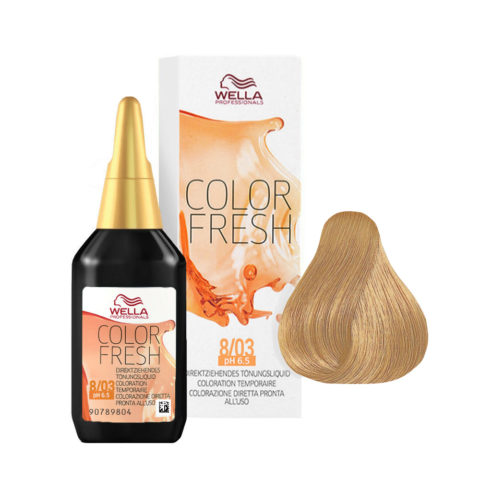 Color Fresh 8/03 Blond Clair Doré Naturel 75ml - rehausseur de couleur  sans ammoniac