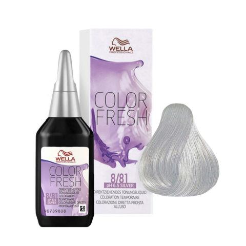 Wella Color Fresh 8/81 Blond Clair Nacré Cendré 75 ml - rehausseur de couleur  sans ammoniac