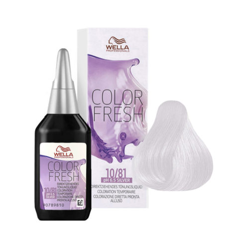 Color Fresh Silver 10/81 Blond Platine Cendré Perlé 75ml - rehausseur de couleur  sans ammoniac